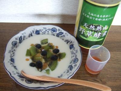 ヨーグルト＋天然熟成野草酵素