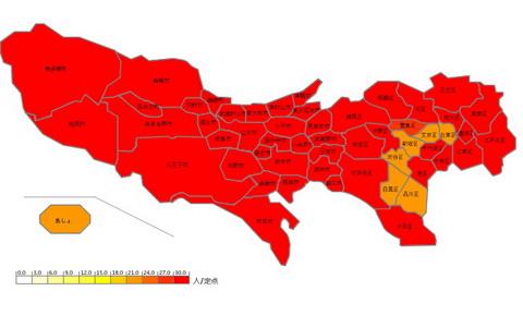 東京都の患者数